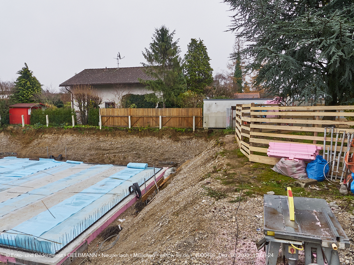 03.12.2022 - Neubau eines Mehrfamilienhause in der Niederalmstraße 16 in Neuperlach-Trudering